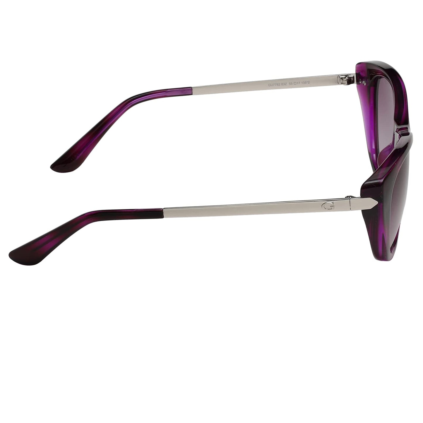 Guess Gradient Cat Eye Women Sunglasses - (GU7782 83Z 55 S |55| Purple Color Lens)