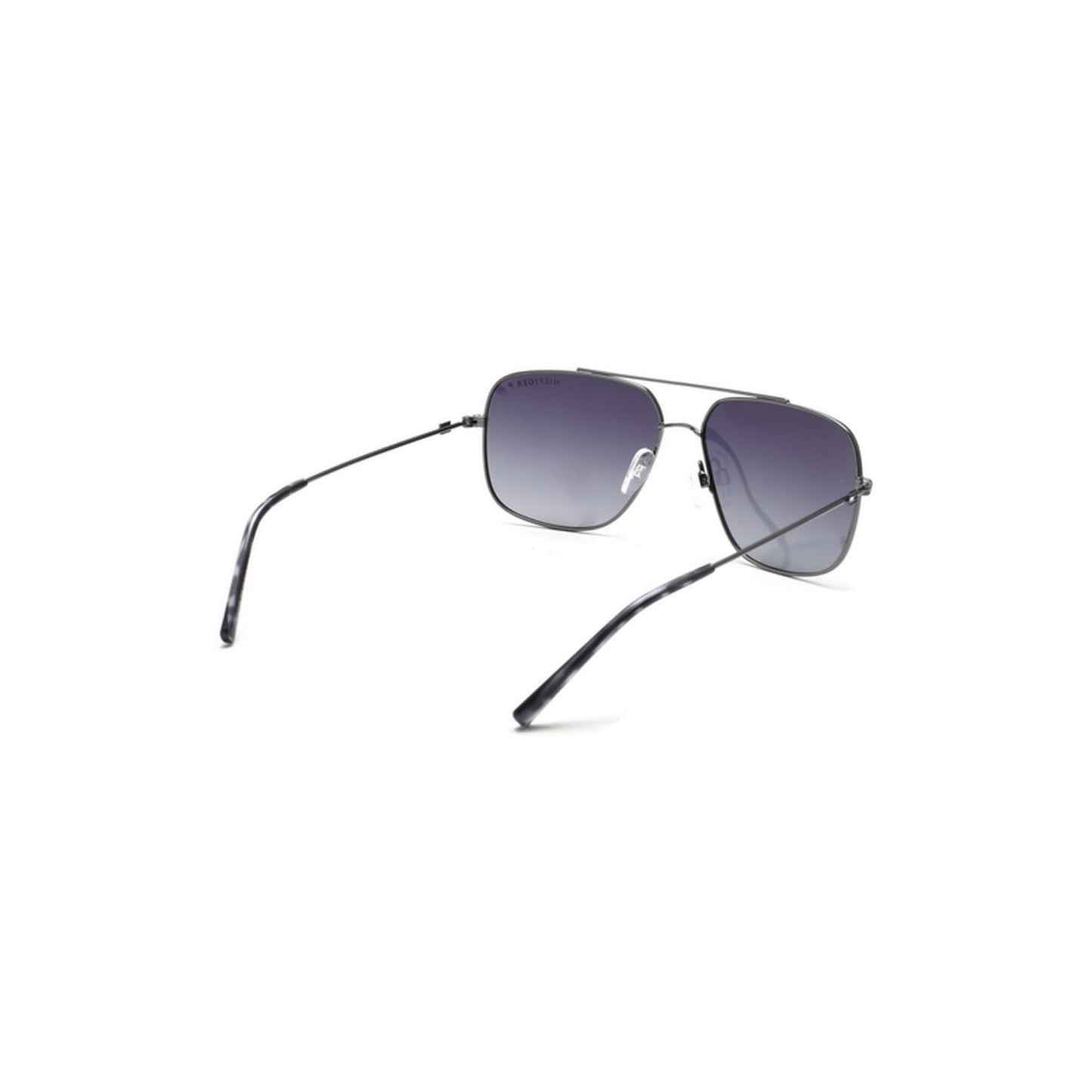 TOMMY HILFIGER Men's UV Protected Eyewear | Grey Lens | Gun Frame | Full Rim Navigator Shape Branded Latest and Stylish Sunglasses | 100% UV Protection | Size Medium | TH 1553PL C2 57 Small