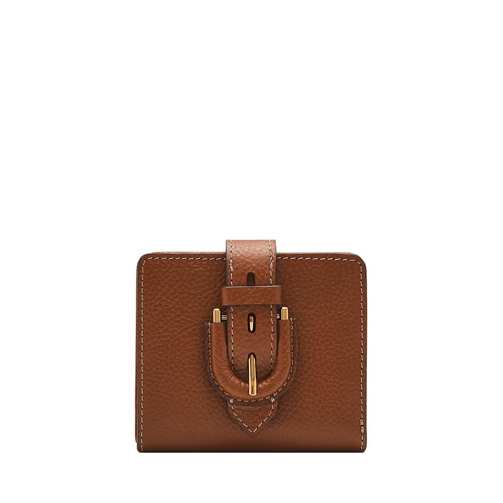 Fossil Women Leather Harwell Brown Wallet Sl10029200
