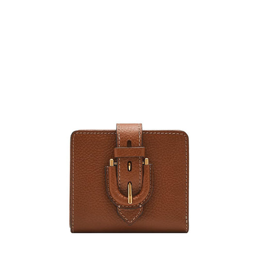 Fossil Women Leather Harwell Brown Wallet Sl10029200