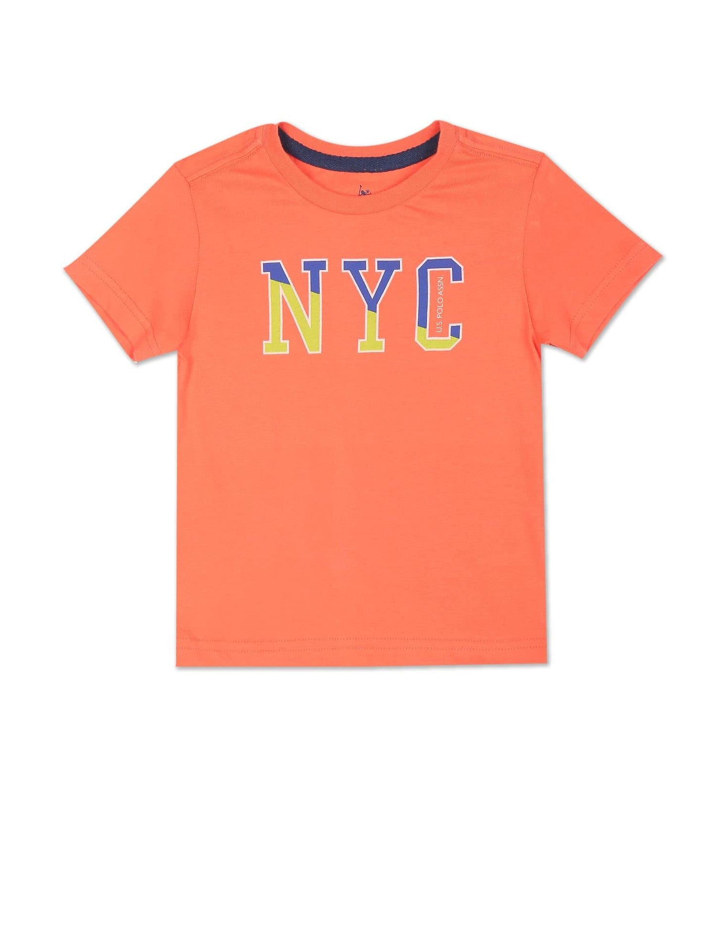 U.S. POLO ASSN. Boys Pure Cotton T-Shirt - Pack of 2 (UKTSHON0015R_Assorted 3_11 Years-12 Years)