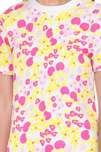 Allen Solly Girls Dresses Blue-Pink
