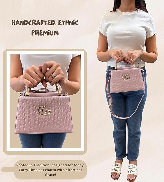 LEFFIS TRENDY DESIGN CROSS BODY SLING BAG FOR WOMENS AND GIRLS (LGR-001) (PURPLE)