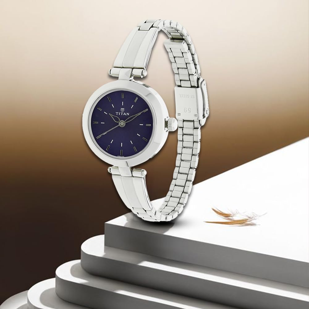 Titan analog Blue Dial Women's Watch NM2574SM01/NN2574SM01/NP2574SM01