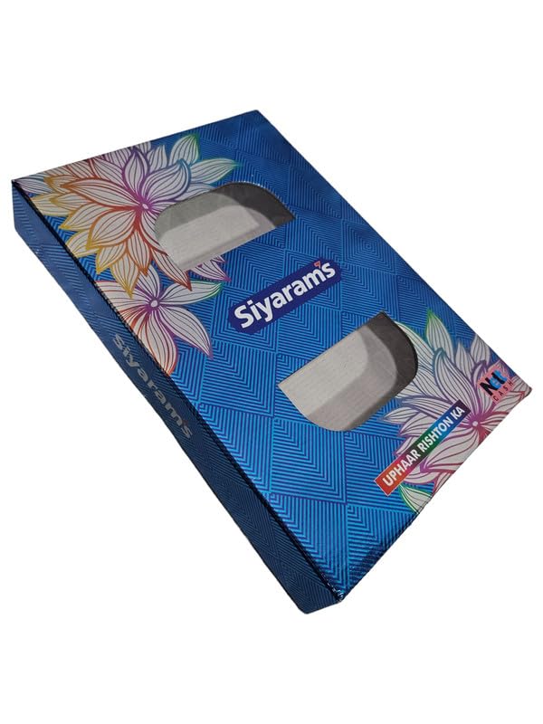 Siyaram's Shirt & Trouser Fabric in Box Packing (Shirt-2.35 m, Pant-1.25 m)