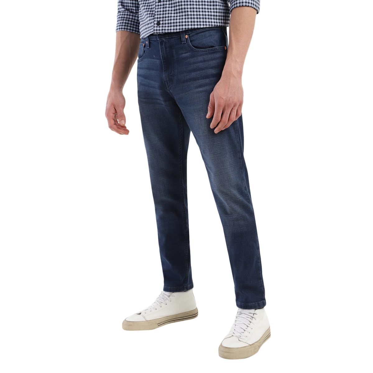 Levi's Men's Mid Rise 512 Slim Tapered Fit Mid-Rise Jeans, Blue, 34