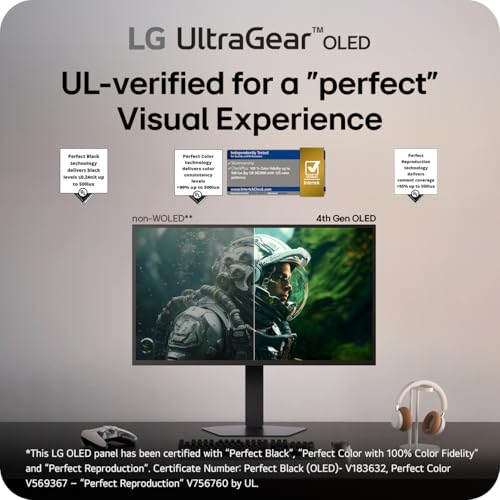 LG 27GX790B-B OLED Ultragear QHD (3440x1440), Dual Mode (QHD 540Hz/HD 720Hz), 0.02ms, TrueBlack 500, 1.07B Colors, NVIDIA G-Sync Compatible, AMD FreeSync Premium Pro, HDMIx2, DP, USB-C