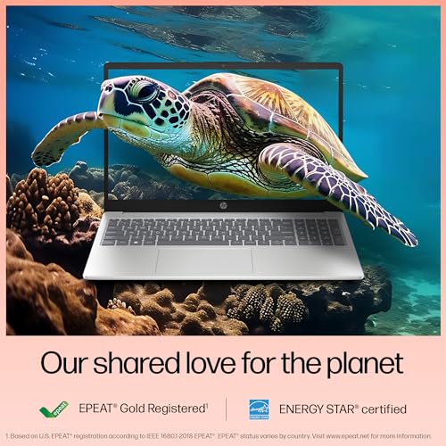HP 15, 13th Gen Intel Core i5-1334U Laptop (16GB DDR4,512GB SSD) Anti-Glare, Micro-Edge,15.6''/39.6cm, FHD, Win11,M365,Office24, Silver,1.59kg, Iris Xe Graphics,FHD Camera w/Privacy Shutter, fd0577TU