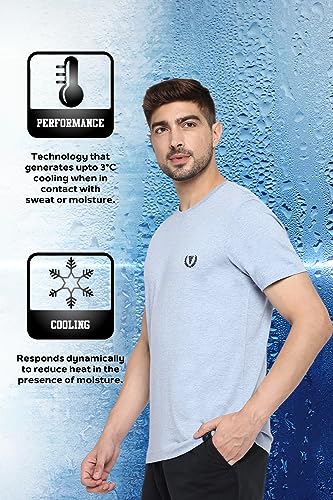 Van Heusen Men's Regular Fit T-Shirt (70023_White