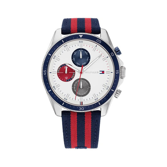 Tommy Hilfiger White Dial Quartz Analog Watch for Men-NETH1792035
