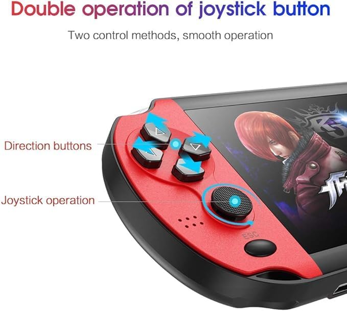 SSR All New X7 Handheld Game Console (2025) 1000+ PSP Games, Endless Entertainment, and Nostalgic Memories in Sleek X7 Elegant Blue! Grab Yours Now