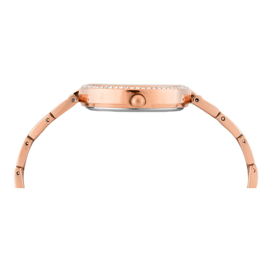 TIMEX Rose Gold Round Dial Analog Women's Watch - TWEL22502