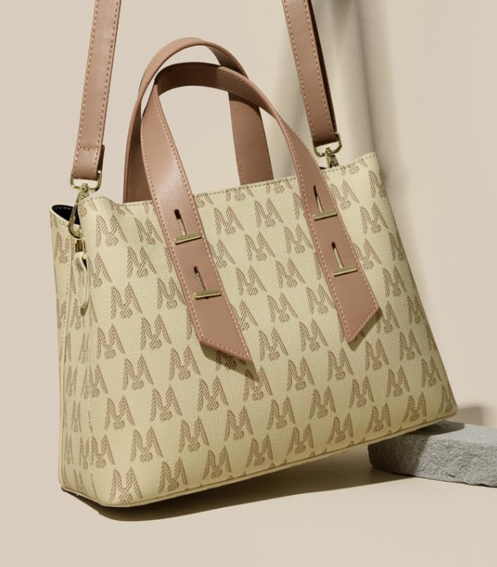 NAMCHI women handbag handpurse light brown (M Brown)