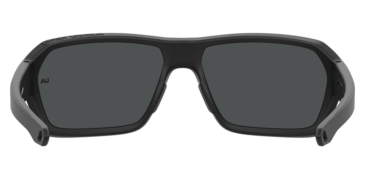 Under Armour Non-Polarized Square Male's Sunglasses-(UA RECON 003 64KA| Black color