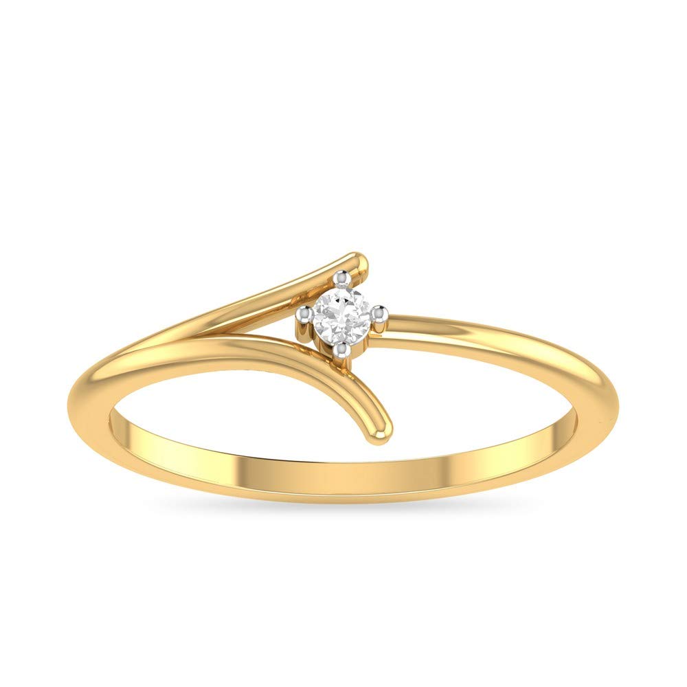 PC Jeweller Aucent The Peyton 18KT Yellow Gold and Diamond Ring