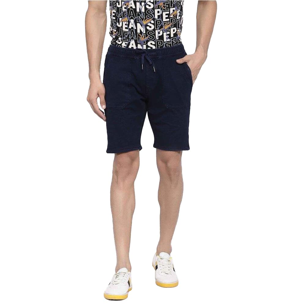 Pepe Jeans Men's Chino Shorts (PM800875G6000036_Dark Blue_2XL)