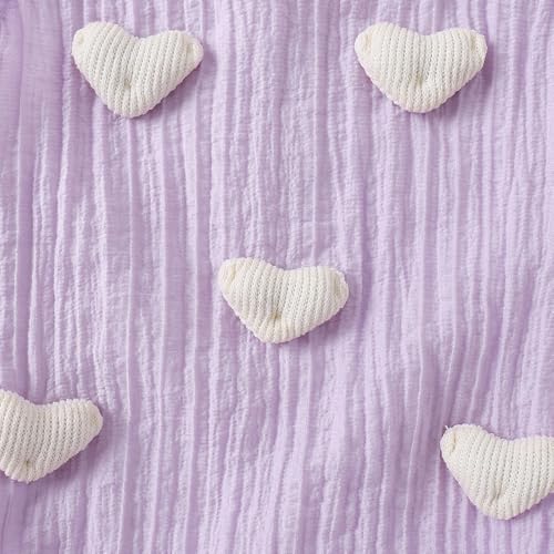 Hopscotch Heart Applique Textured Onesie (12-18 Months)