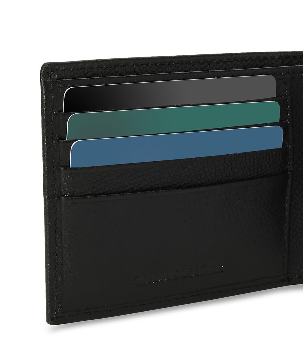 Puma Unisex-Adult Leather Plain Wallet, Black (9105801)