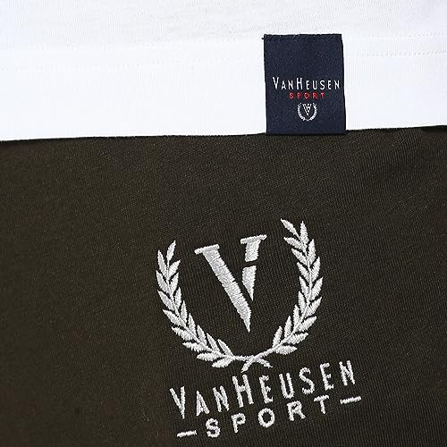 Van Heusen Men's Regular Fit T-Shirt (70023_White