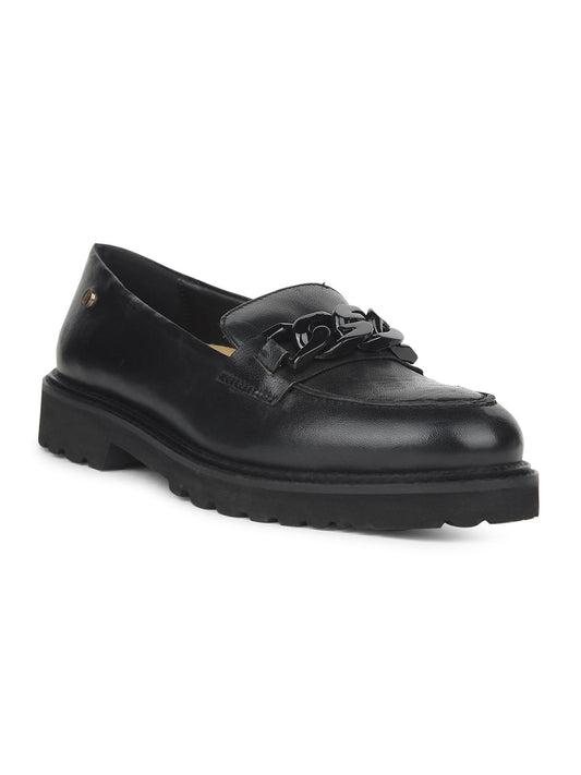 Hush Puppies Women's Slip-On Shoes – Stylish, Comfortable Everyday Footwear Black