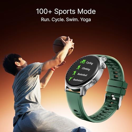 boAt New Launch Ultima Prime smartwatch with 1.43” AMOLED Display, Personalized Fitness Nudges, Functional Crown,100+ Sports Modes, Watch Face Studio (Forest Green)