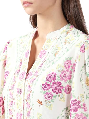 VERO MODA Women's Fit and Flare White Dress