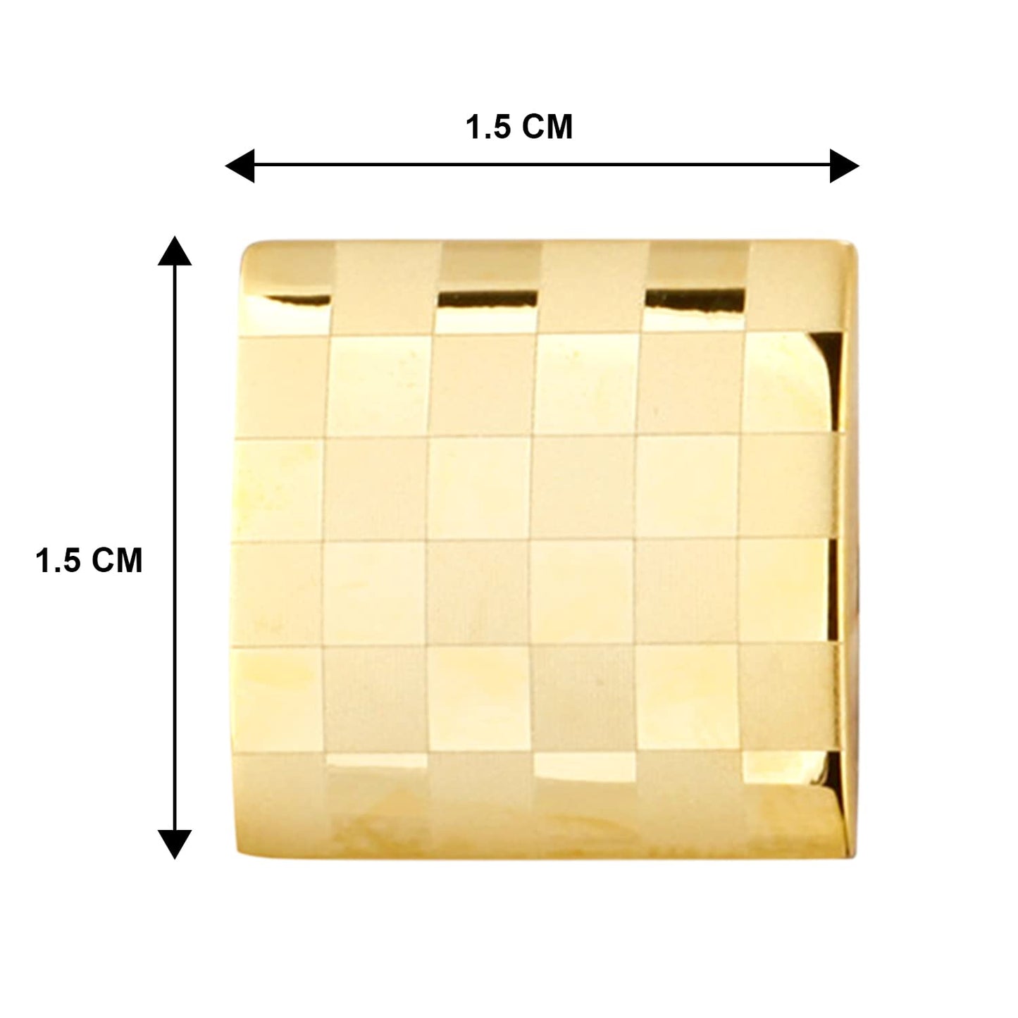 Peora Gold Plated Cufflinks Set Stylish Accessories for Men & Boys Wedding Business Gift (PX9CL102G)