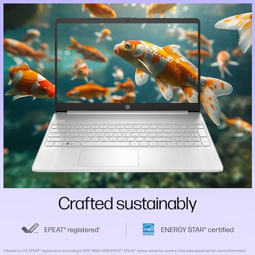 HP 15s, 12th Gen Intel Core i3-1215U Laptop (8GB DDR4, 512GB SSD) Anti-Glare, 15.6"/39.6cm, FHD, Win 11, MS Office 21, Silver, 1.69kg, Intel UHD Graphics, HD Camera, Dual Speakers, fy5011TU