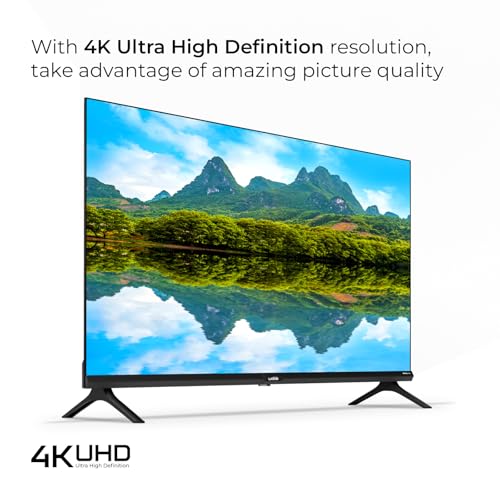 Wobble 109 cm (43 inches) UD Series 4K Ultra HD Smart LED Google TV WB43GTAW9602UDFL (Black)