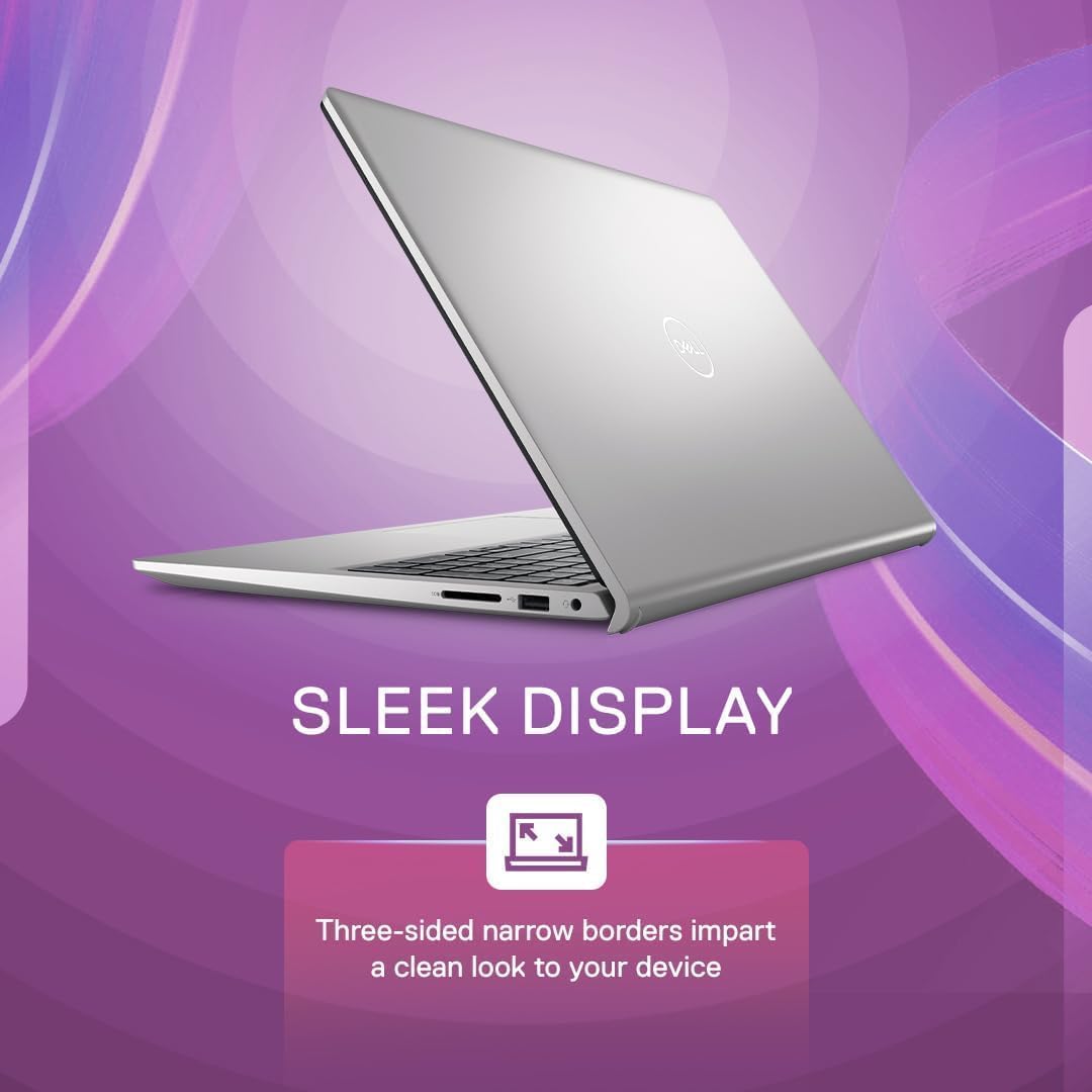 Dell Inspiron 15-3530 Laptop - 15.6 inch FHD, 13th Gen Intel Core i3-1305U, 8GB RAM, 512GB SSD, Win 11 + Office H&S 2021, Standard Keyboard, Platinum Silver, 1 Year Onsite Hardware Service, 1.62 Kg