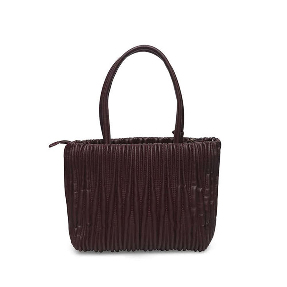 Caprese Women's Faux Leather Dasha Medium Messenger Bag (Dark Brown)