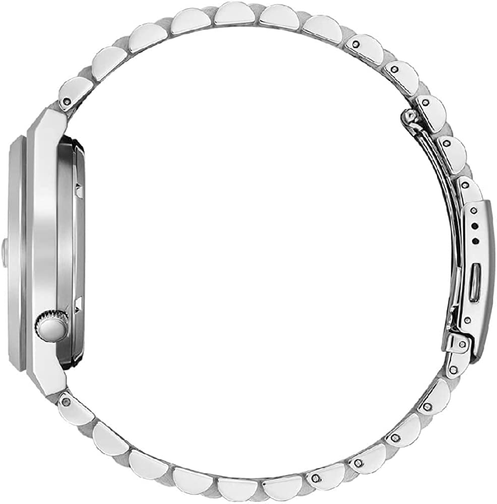 Citizen Stainless Steel Analog Green Dial Men Watch-Nj0150-81X, Silver Band