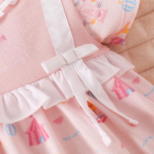 Hopscotch Baby Girls Cotton Bodysuit in Pink Color For Ages (12-24 Months)