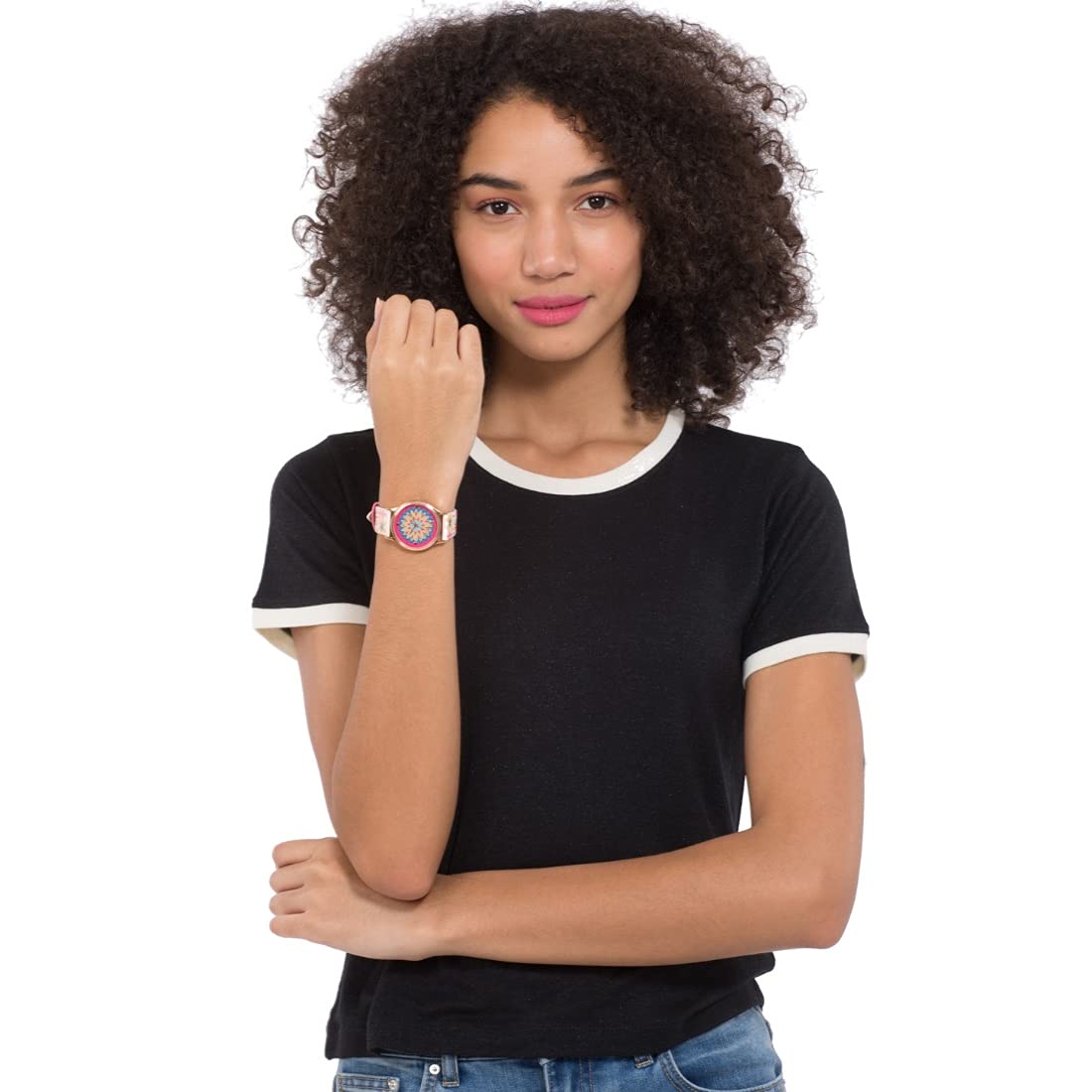 TEAL BY CHUMBAK Round Dial Analog Hand Watch for Women, Gifts for Women/Girls/Ladies, Stylish Fashion Watch for Casual/Work