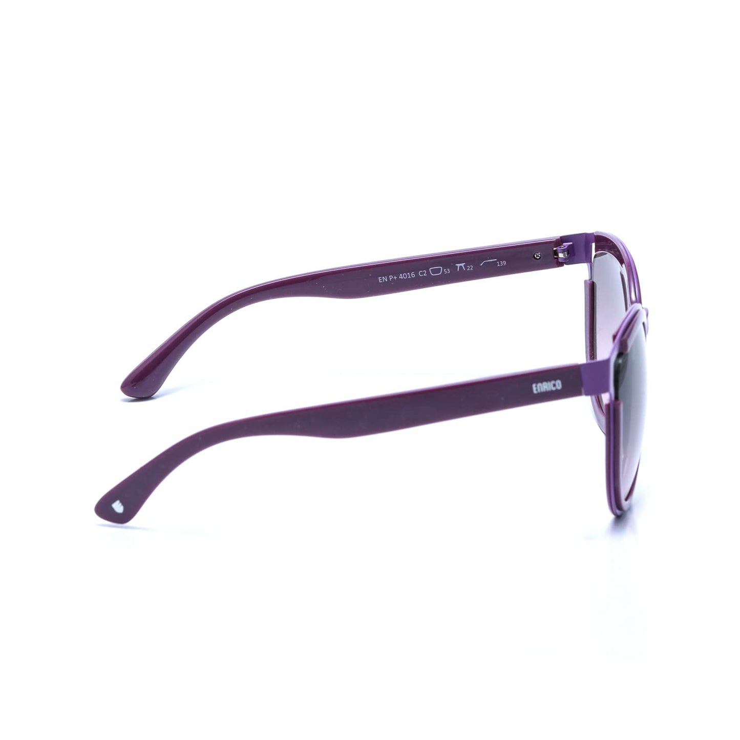 ENRICO Boldylocks Sunglasses for Women with Blue Cateye Frames | Polycarbonate Material |Adults-Women Polarized Sunglass with Cover Case | Goggles for women sunglasses (Extra Large)