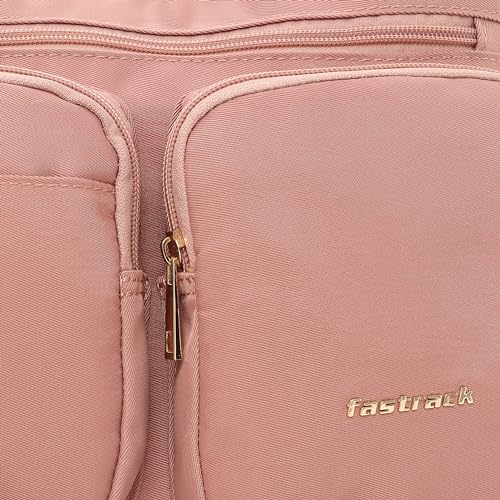 Fastrack PU Solid Sling Bag for Women | Travel Friendly Bag with Broad Adjustable Sling Strap