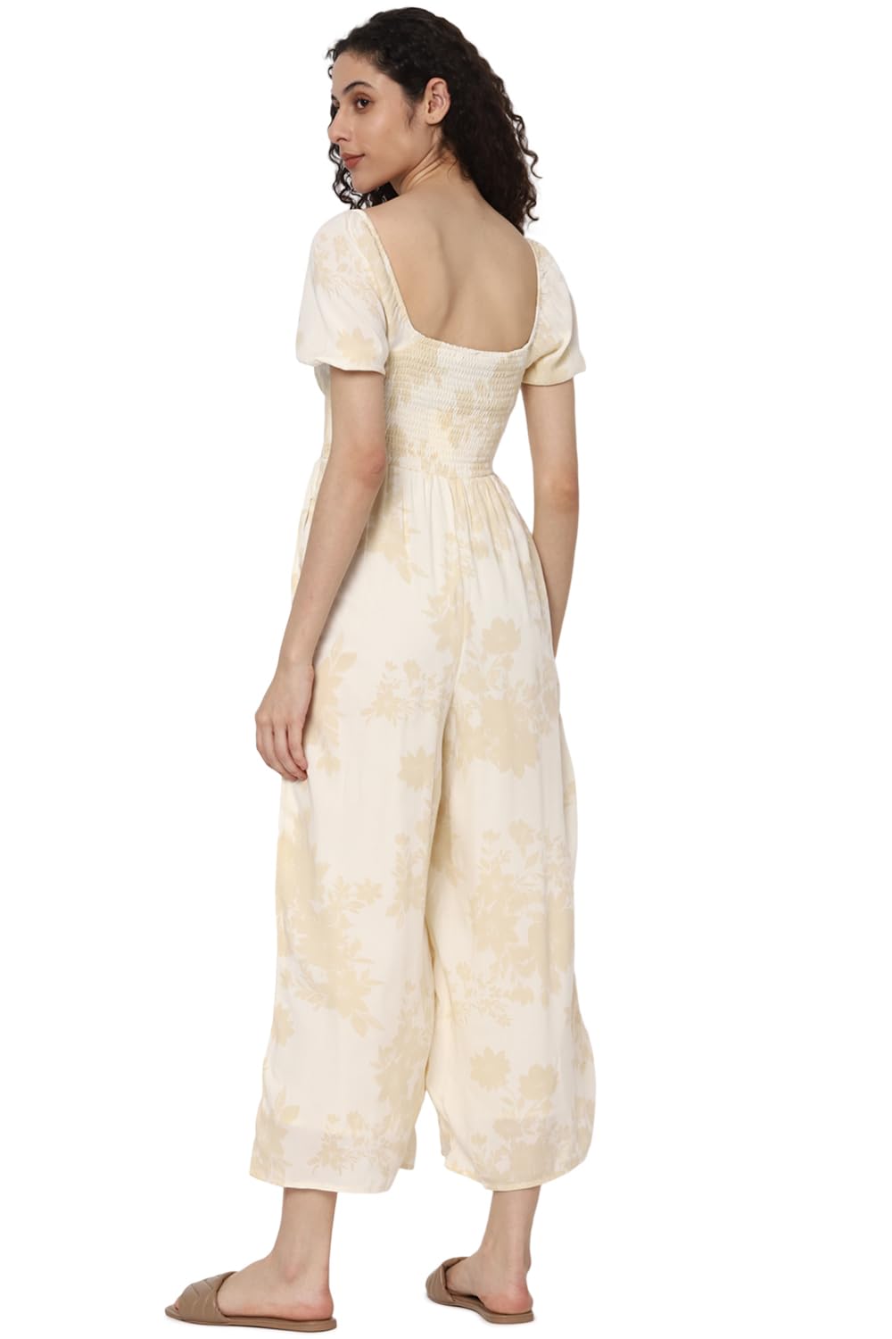 American Eagle Women's Viscose Modern Maxi Dress (WEC0397304106_Cream