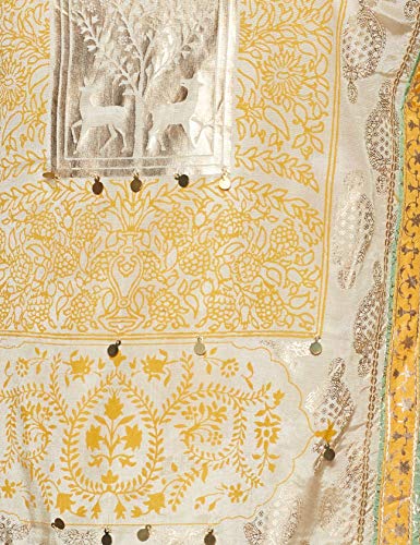 W for Woman Women's Synthetic Kurta (18AUS11653-111405_Green_8)