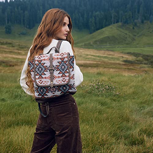 Myra Bag Western Leather Backpack Bag for Women - Maya