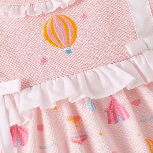 Hopscotch Baby Girls Cotton Bodysuit in Pink Color For Ages (12-24 Months)