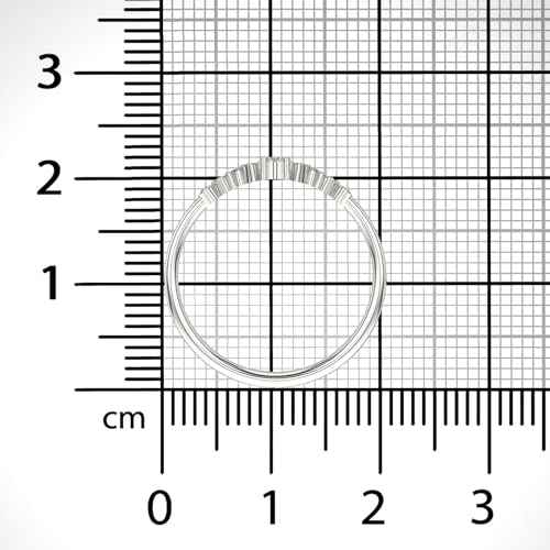 VALANOVA Sterling Silver & Certified Lab Grown Diamond 0.14cts | Ring For Women/Girls | Stylish & Elegant | VGR0393 | Ring Size: 7