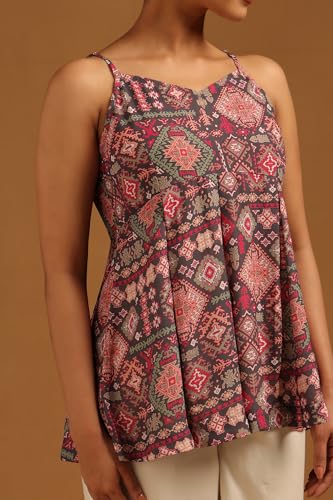 Soch Womens Multicolour Georgette Ethnic Motifs Tunic