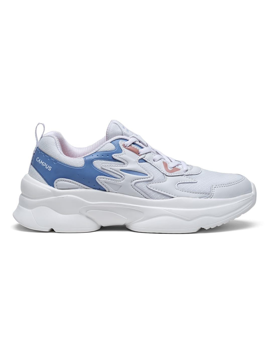 Campus Women's Twirl Sneakers WHT/L.Sky - 7UK/India