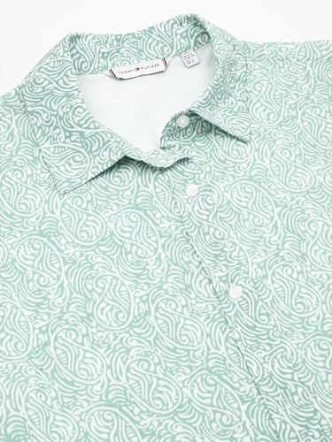 Cotton Spread Collar A-Line Dress