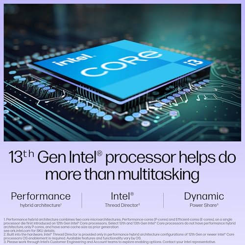 HP 15, 13th Gen Intel Core i3-1315U Laptop (8GB DDR4, 512GB SSD) Anti-Glare, Micro-Edge, 15.6"/39.6cm, FHD, Win 11, MSO 21, Silver, 1.59kg, Intel UHD Graphics, 1080p FHD Camera, 15-fd0465TU