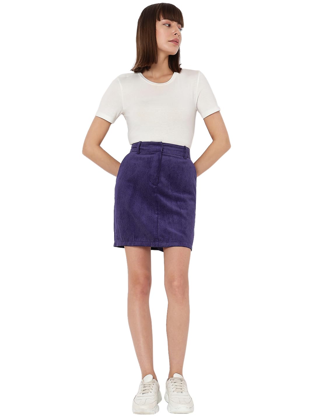 VERO MODA Polyester Blend Western Skirt