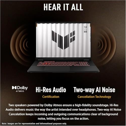 ASUS TUF A16 Gaming Laptop RTX 5070 MUX Switch - AMD Ryzen 9 270 Beat i9-12950HX -16“ FHD+ Display G-SYNC -32GB RAM -2TB SSD -RGB Backlit Keyboard -Webcam -2025 Portatil Gamer PC Copilot
