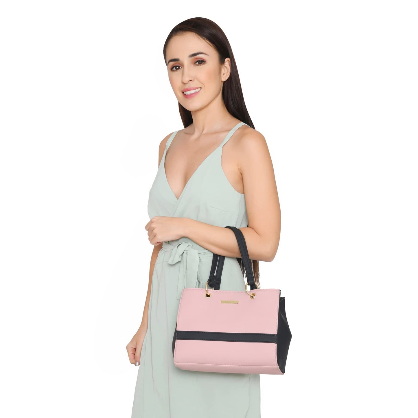 Caprese womens SERI S Small BLUSH PINK Satchel