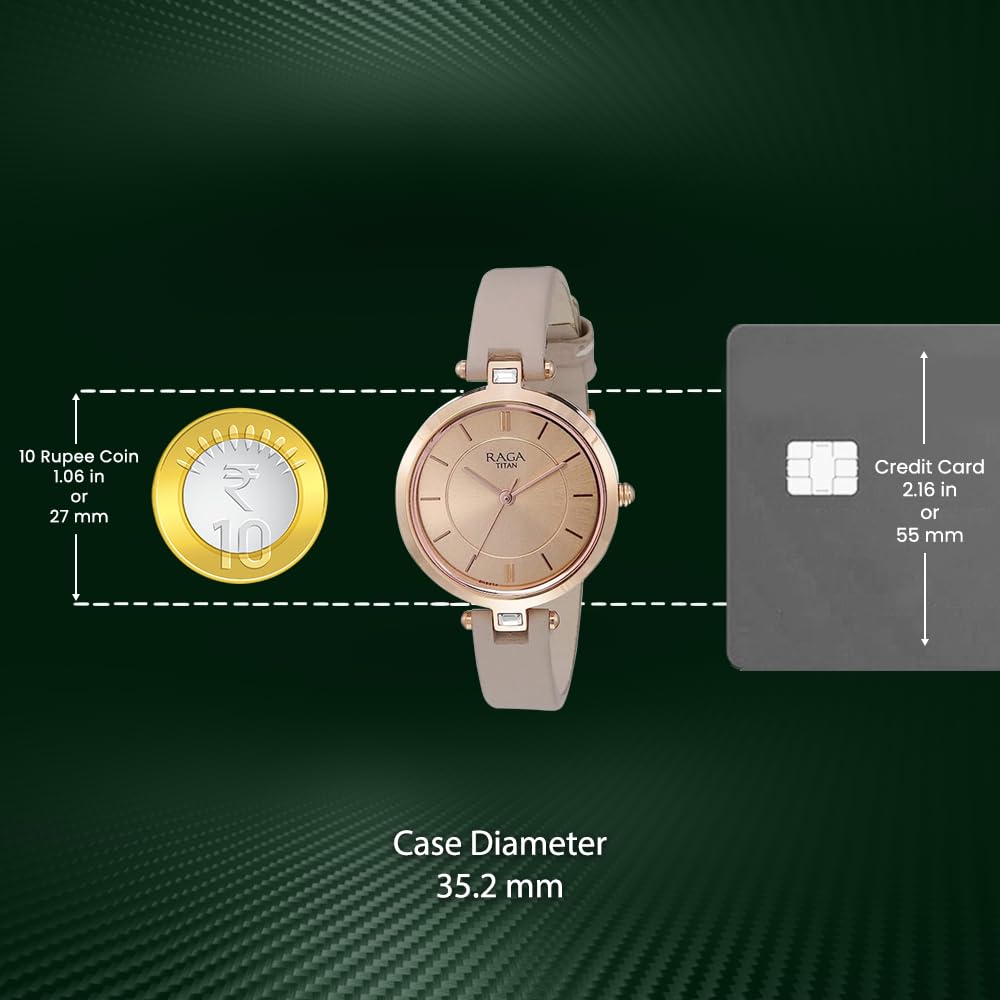 Titan Raga Viva Analog Rose Gold Dial Women's Watch 2603WL01/NN2603WL01/NP2603WL01