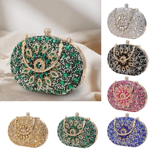 CALANDIS™ 4xWomen Clutch Evening Bag Pouch Wedding Purse for Club Cocktail Party Wedding silver | Womens Handbags & Bags